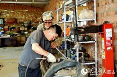 从他的家到中蒙边境线公